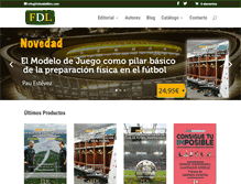 Tablet Screenshot of futboldelibro.com